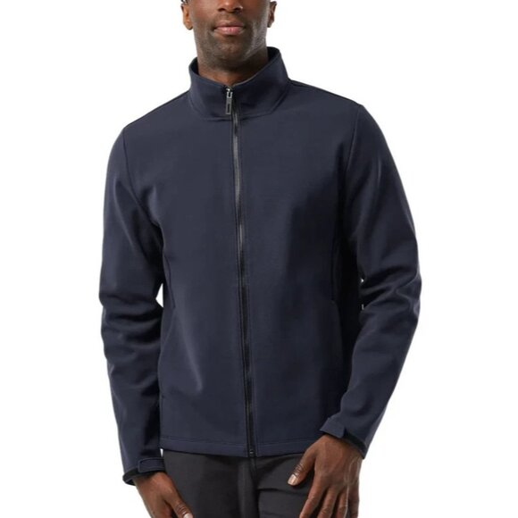 NEW 32 Degrees Heat Men's S Full Zip Jacket Navy Windbreaker - Picture 1 of 10